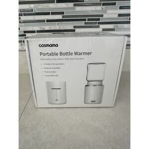 Cosmama Portable Bottle Warmer - Travel, 4 Adapters, Compatible With Most Bottle